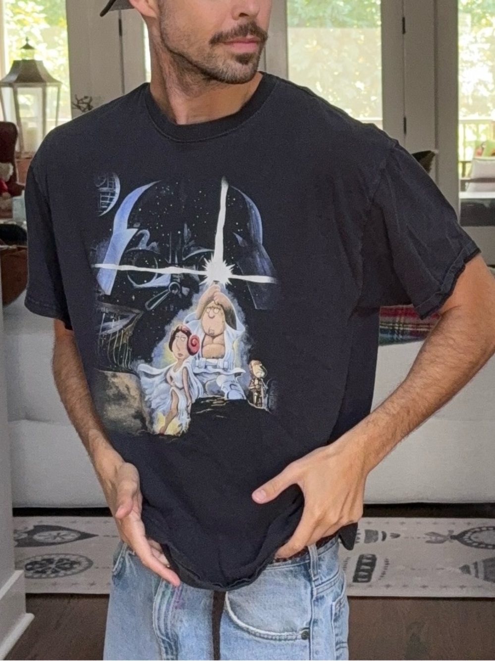 🌌 Family Guy x Star Wars Darth Vader Graphic Tee